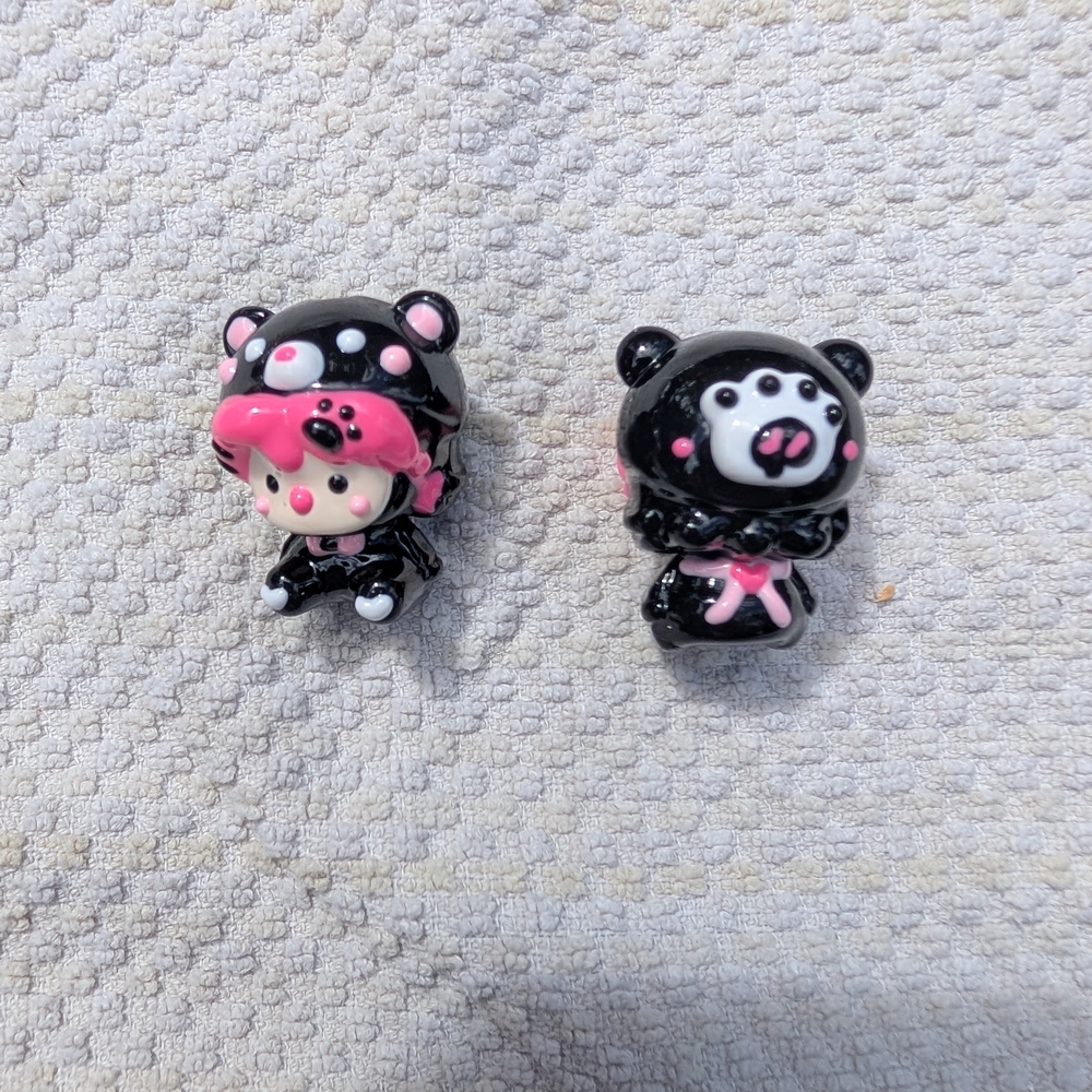 Cute Bear-Themed Hair Clips for Kids